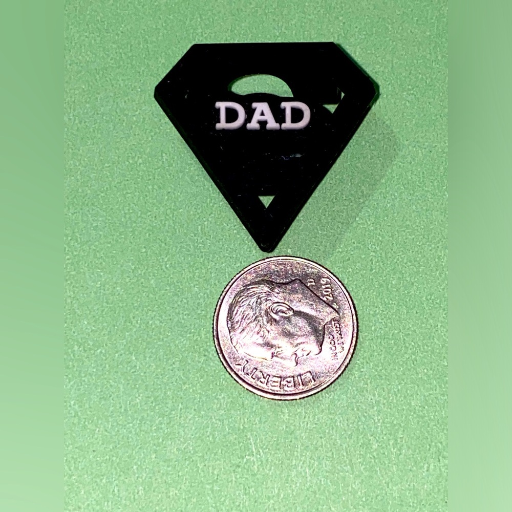 (10 for $15) Super DAD FATHER'S DAY  Crocs Shoes Charms